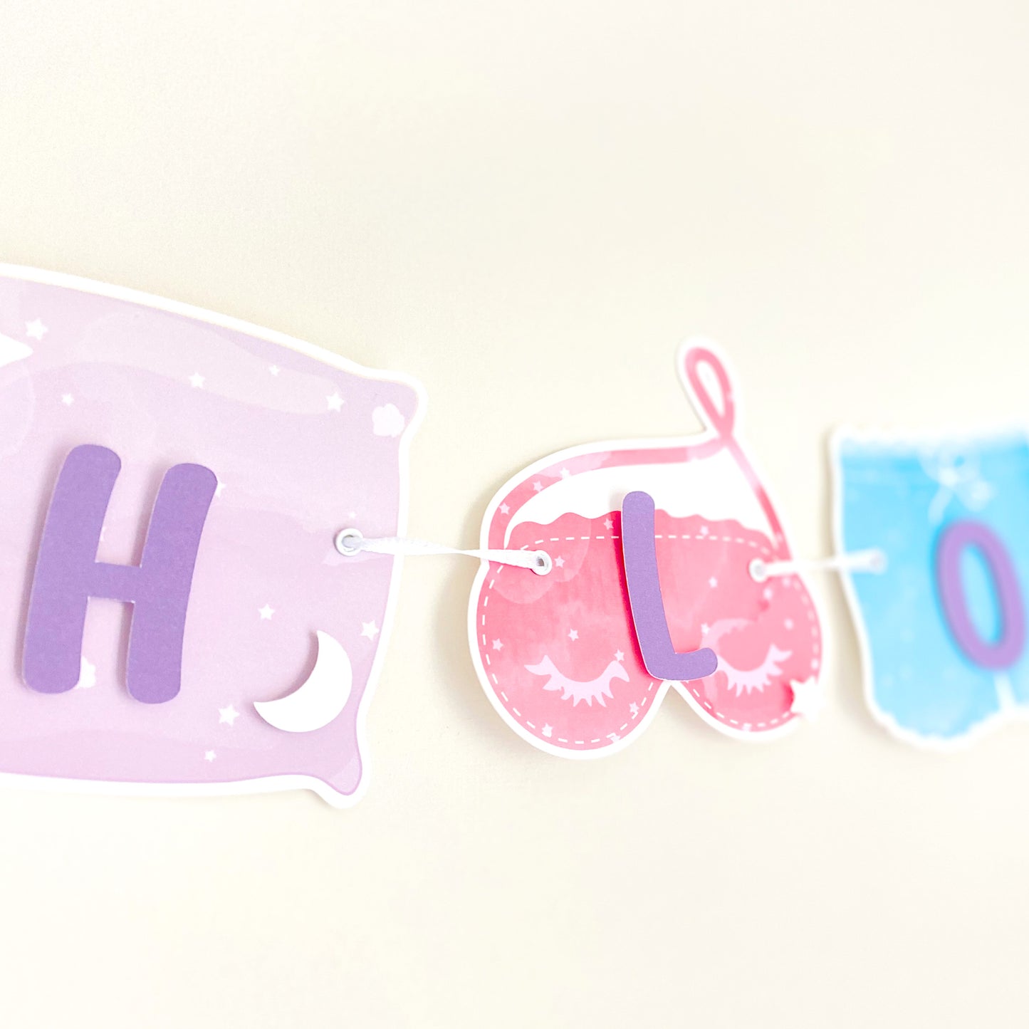 Pajama Party Birthday Banner