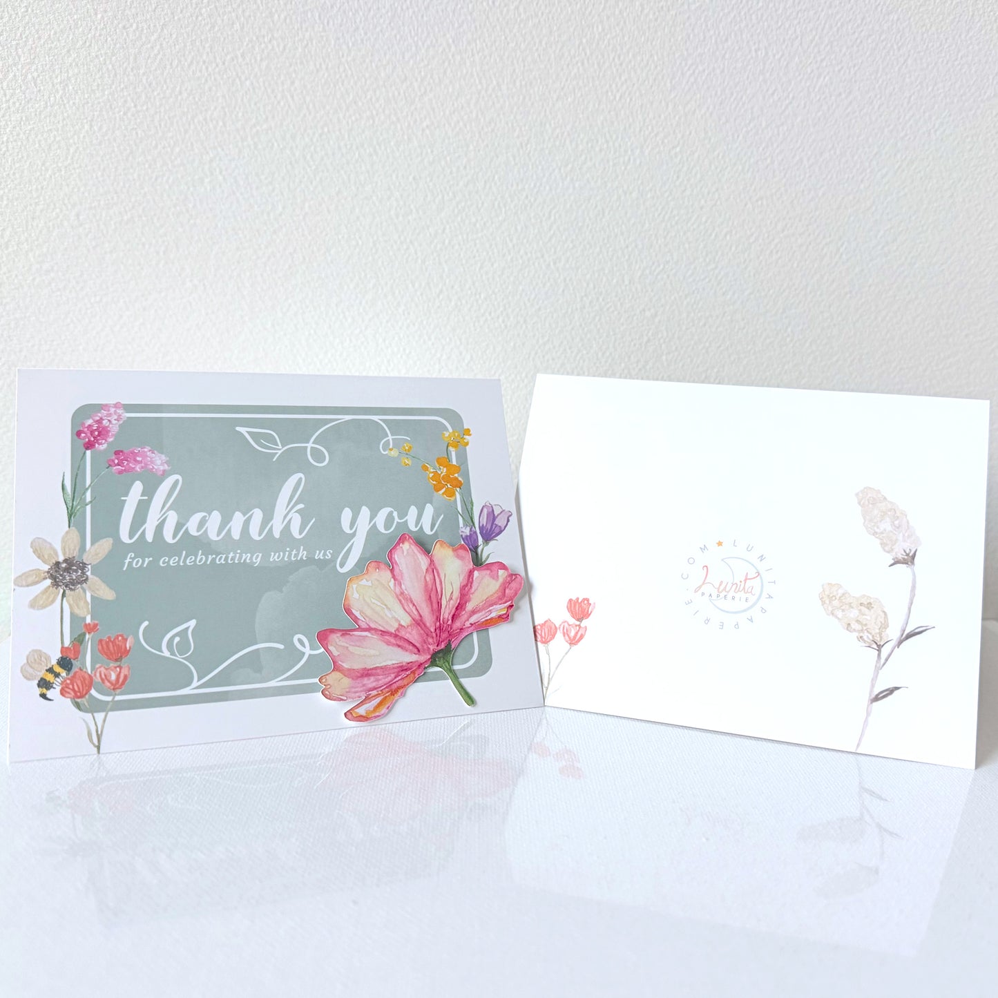 Floral Bloom Thank You Cards