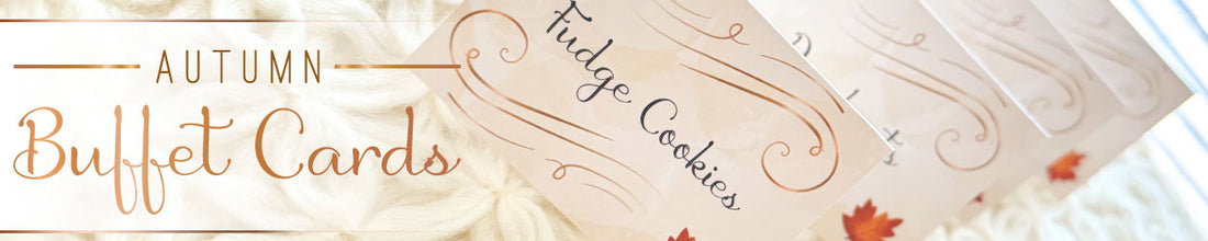 Thanksgiving Buffet Cards