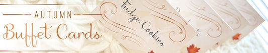 Thanksgiving Buffet Cards