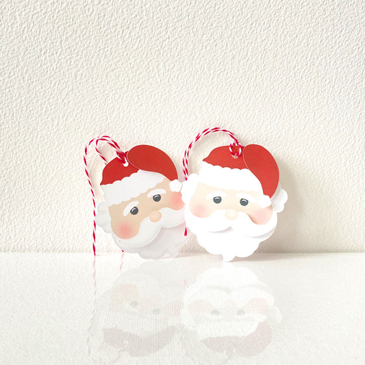 Santa Claus Gift Tags Set