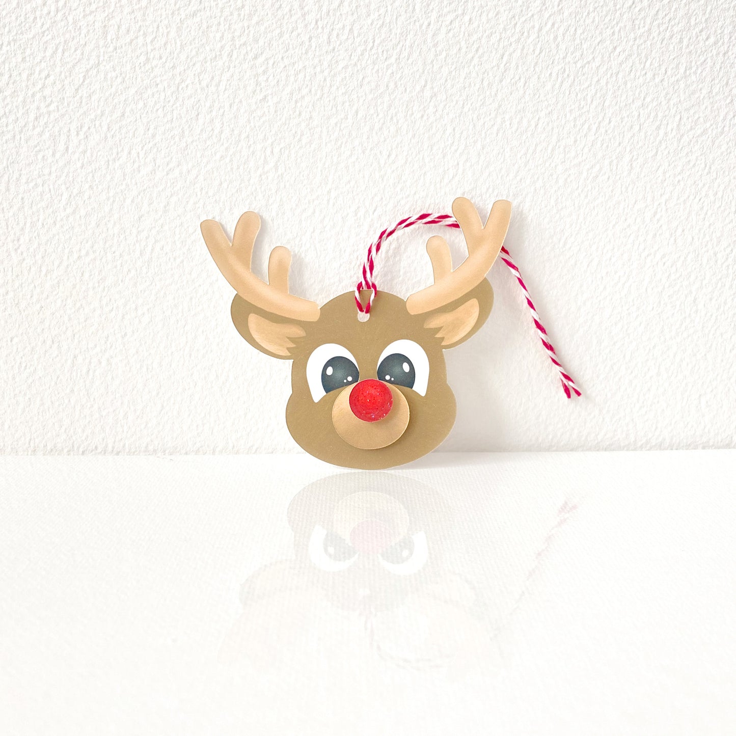 Rudolph Reindeer Christmas Gift Tags