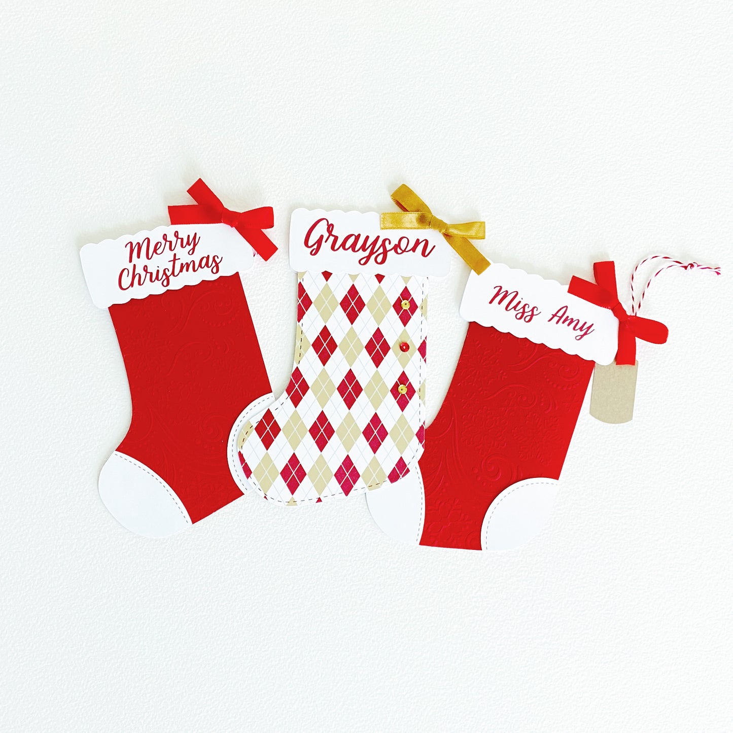 Christmas Stocking Holiday Gift Card Holder