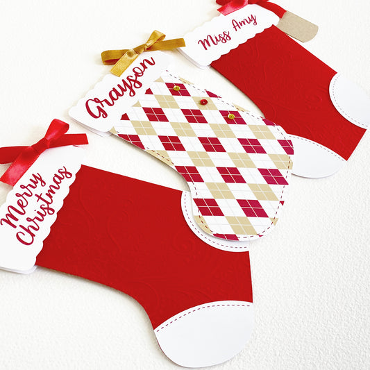 Christmas Stocking Holiday Gift Card Holder