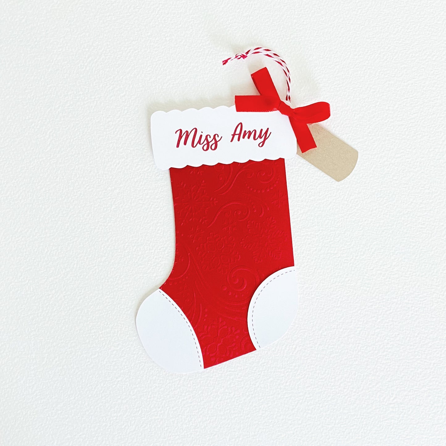 Christmas Stocking Holiday Gift Card Holder