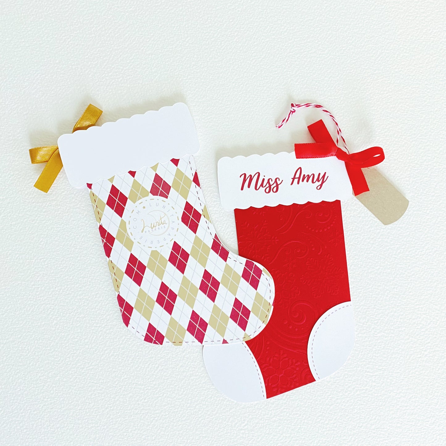 Christmas Stocking Holiday Gift Card Holder