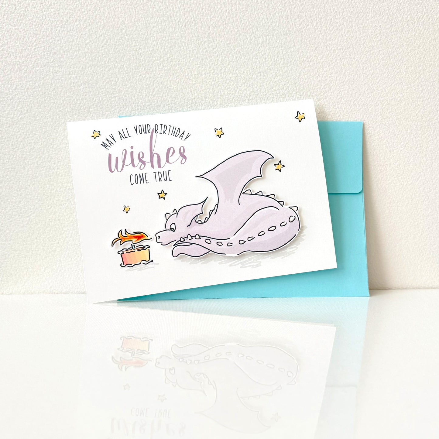 Magic Dragon Birthday Greeting Card