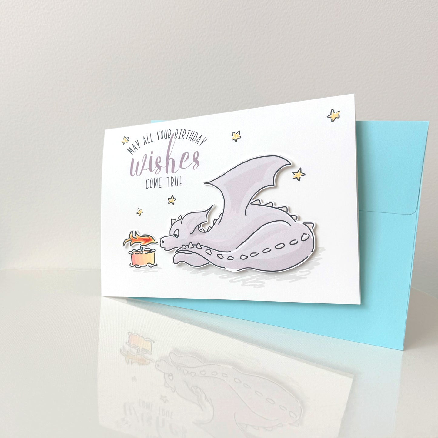 Magic Dragon Birthday Greeting Card