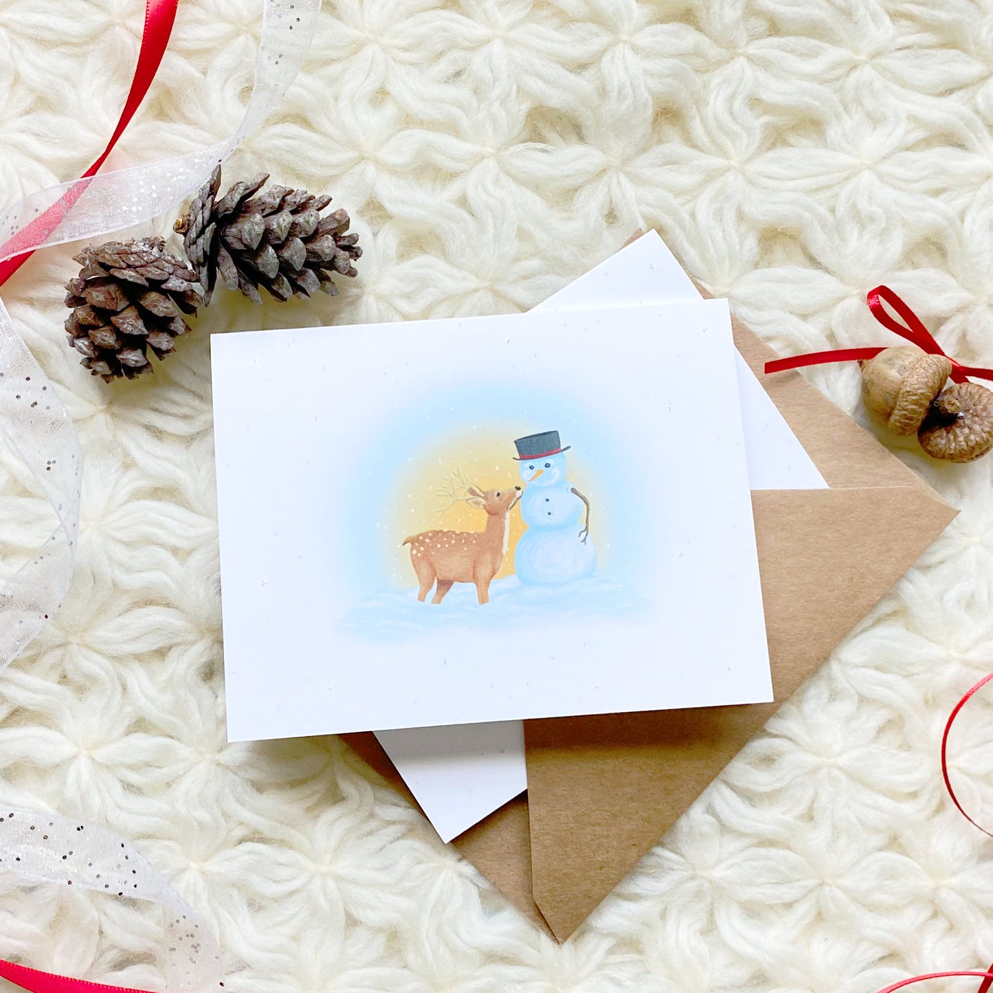 Snowy Friends Christmas Holiday Greeting Cards