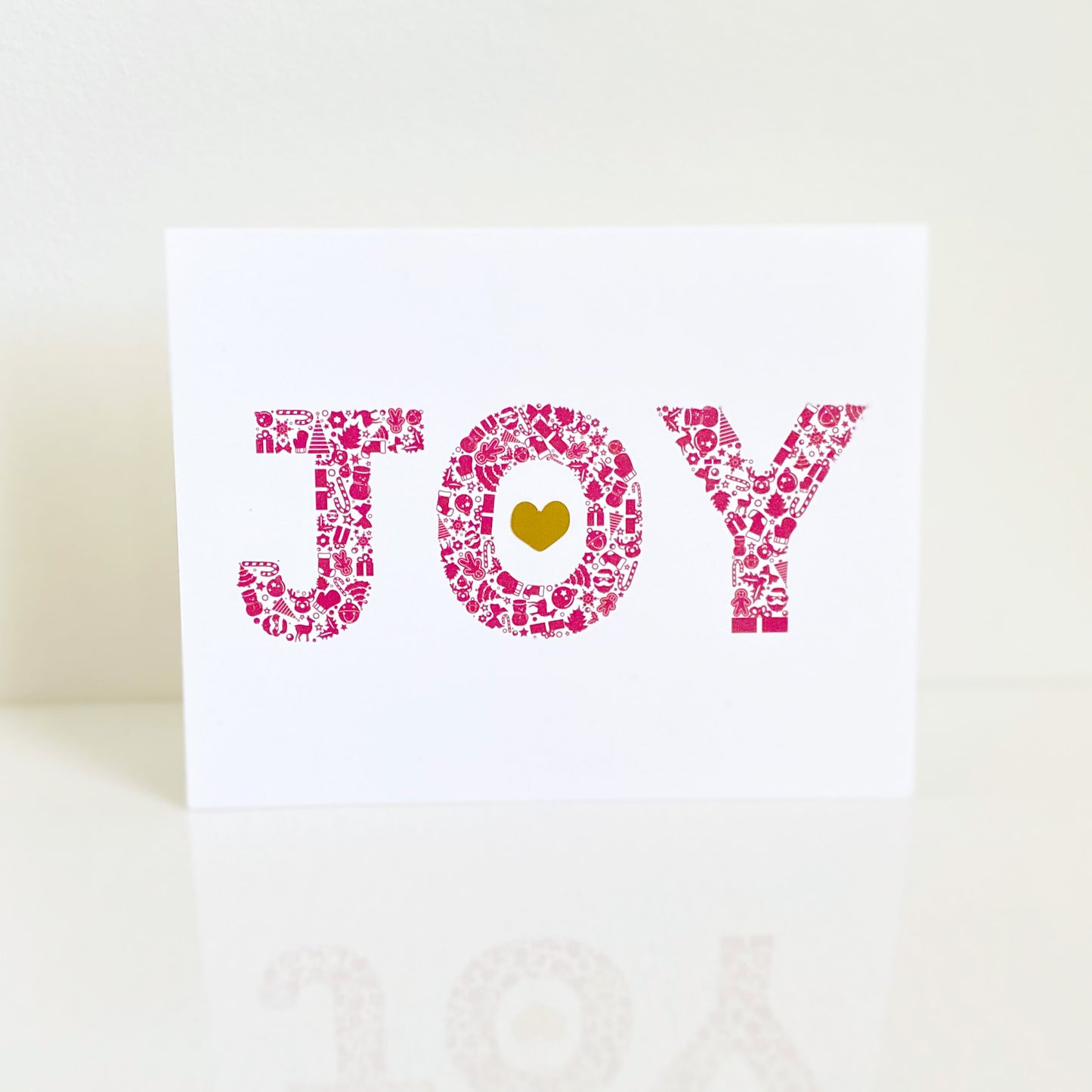 Joy Christmas Holiday Greeting Cards