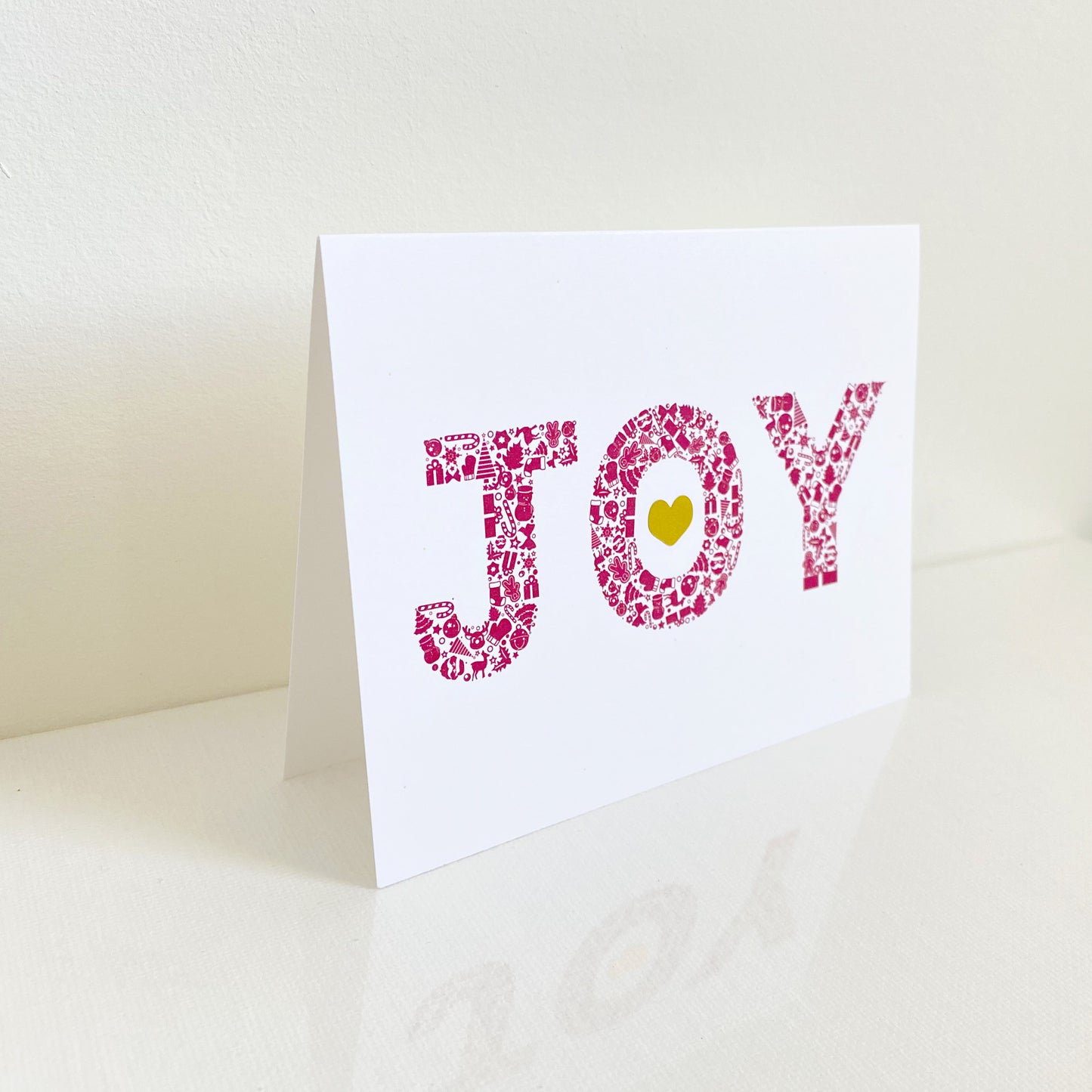 Joy Christmas Holiday Greeting Cards