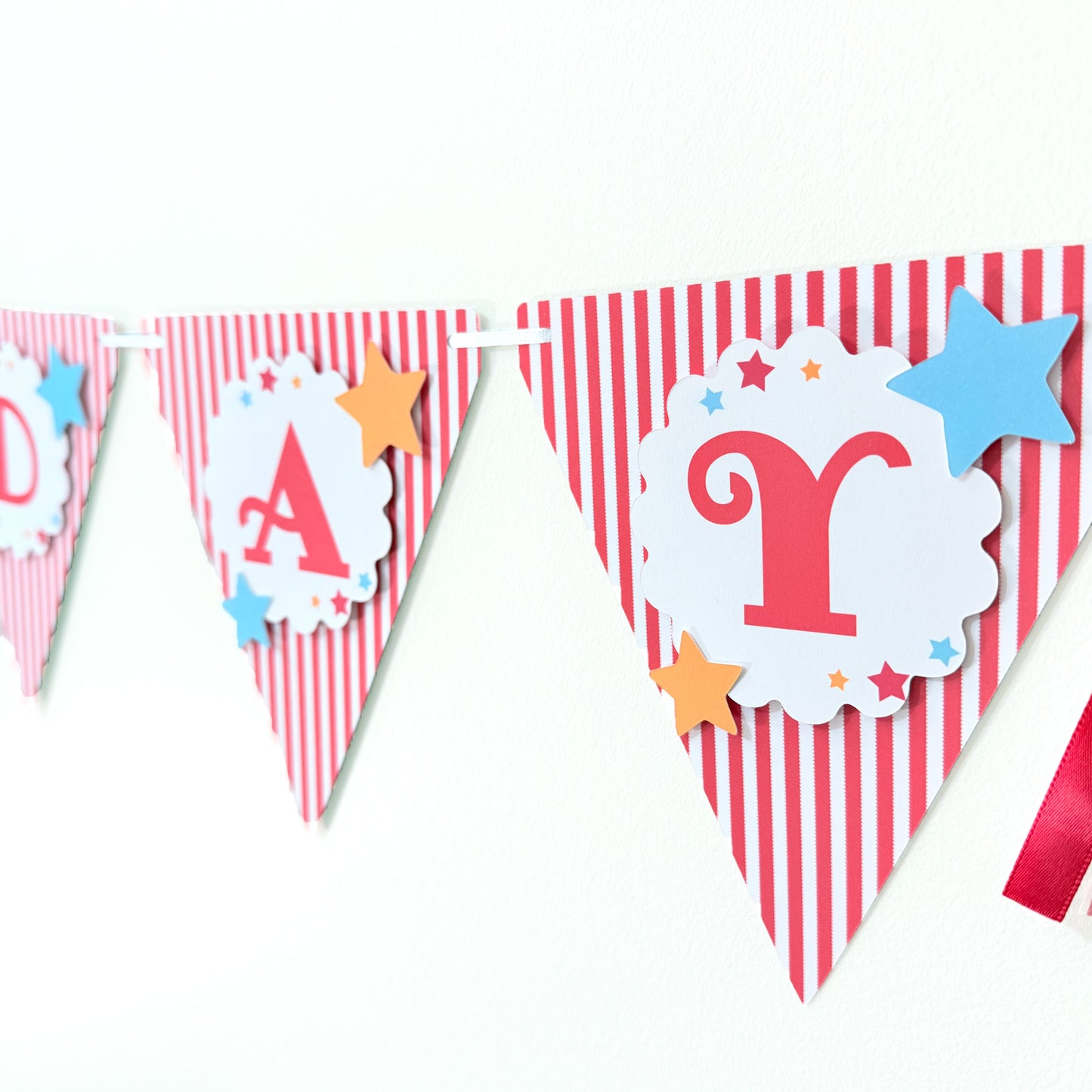 Circus Birthday Party Banner