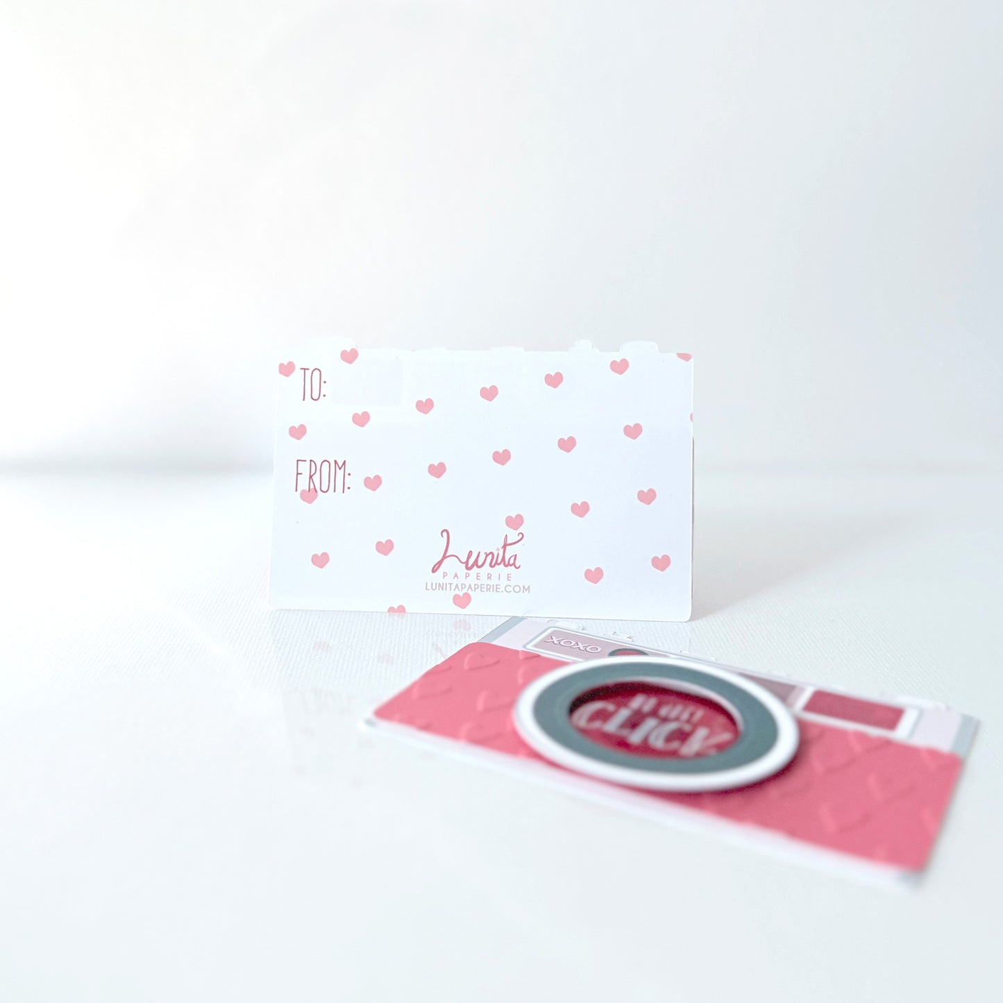 Mini Camera Valentine Card Set