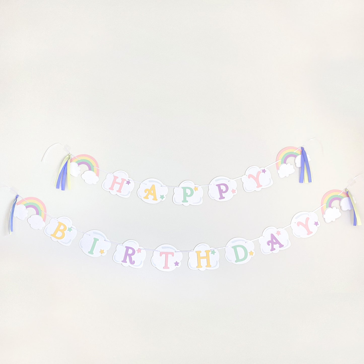 Rainbow Birthday Party Banner