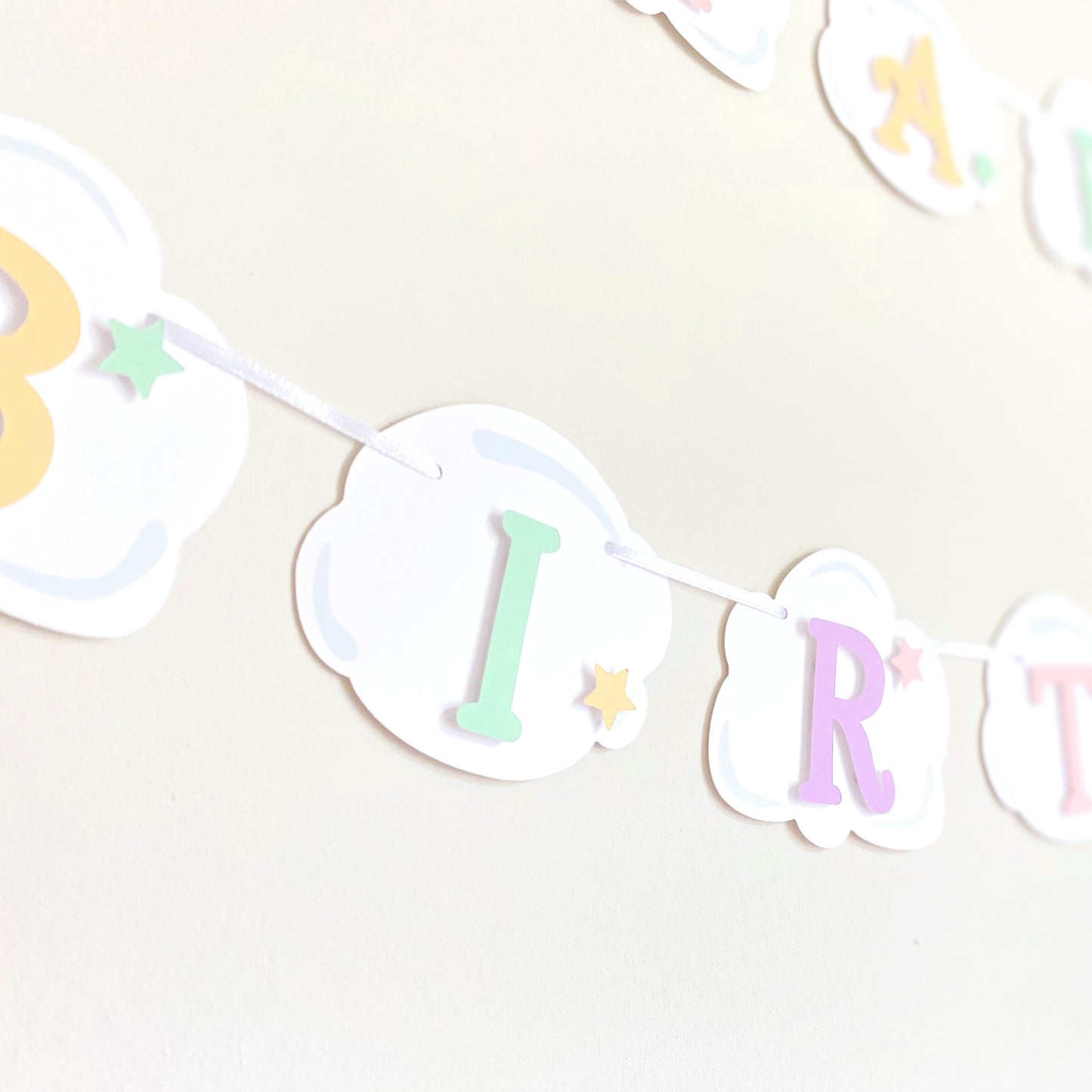 Rainbow Birthday Party Banner