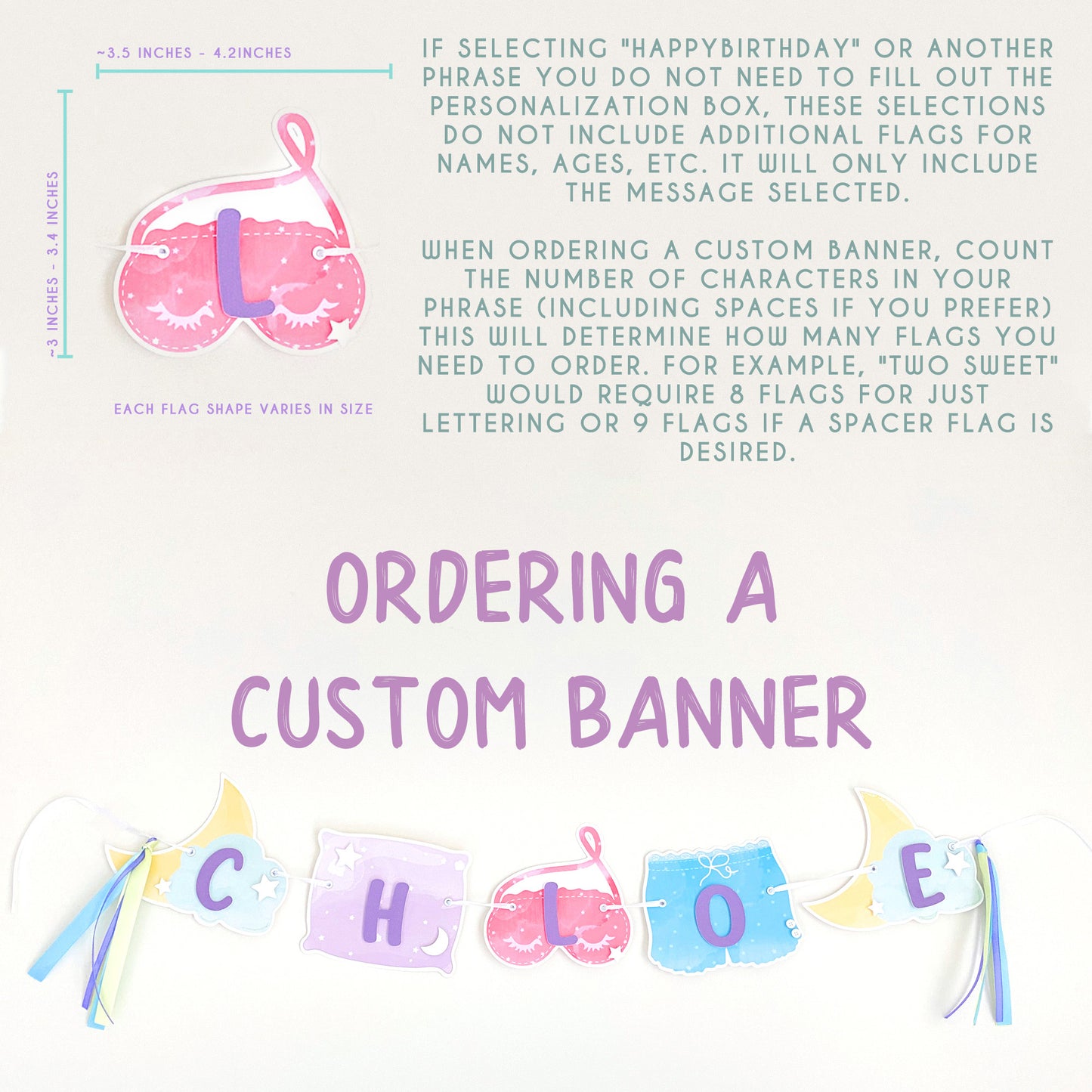 Pajama Party Birthday Banner