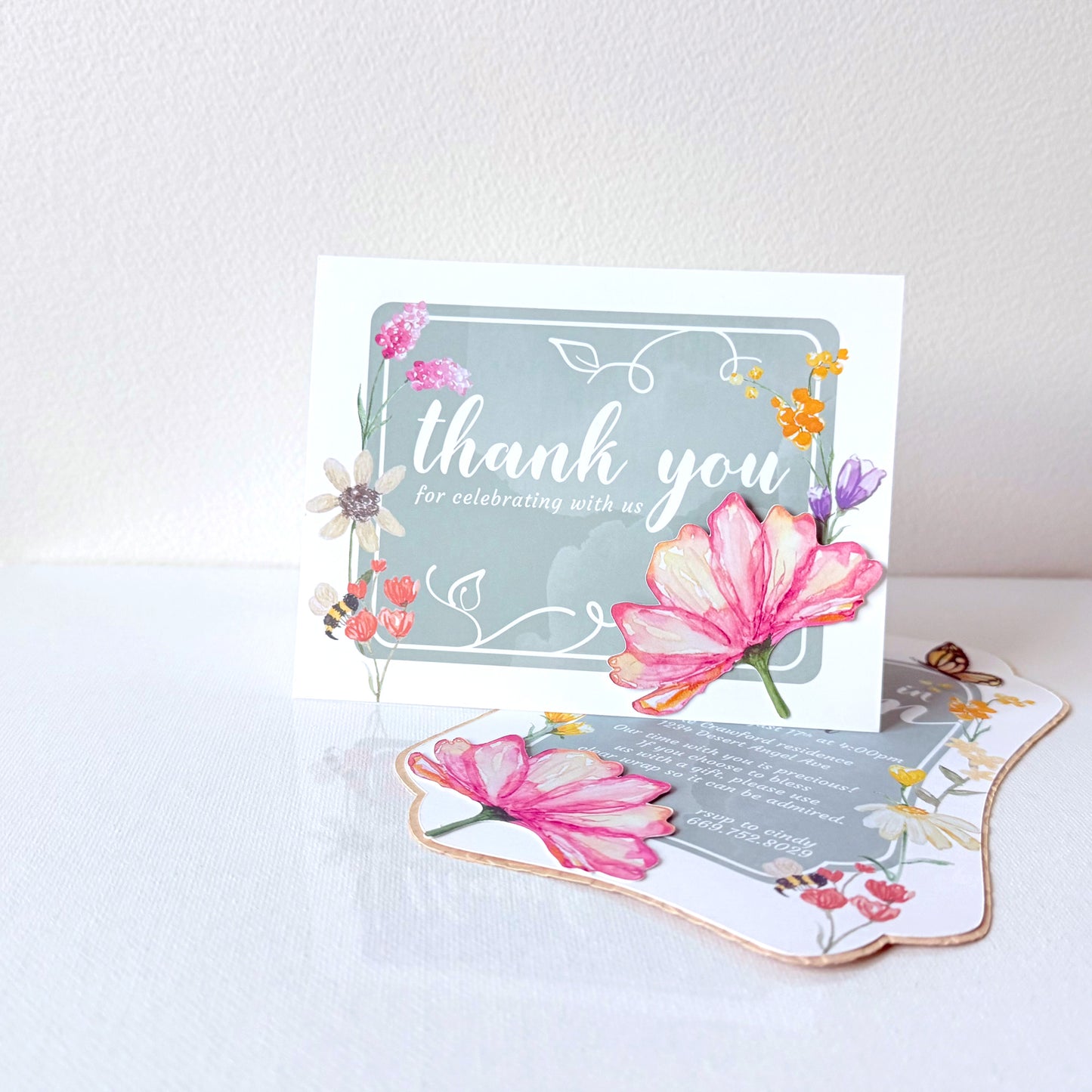 Floral Bloom Thank You Cards