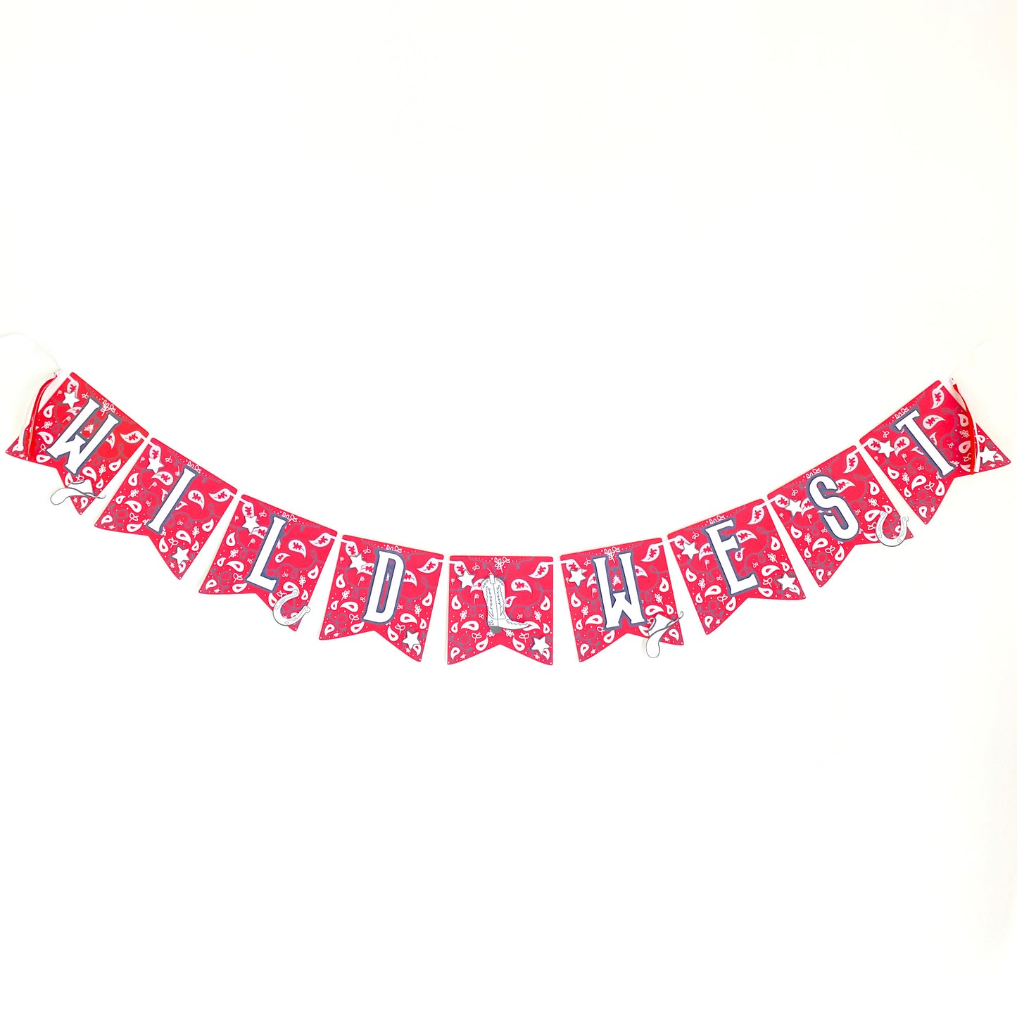 Cowboy Wild West Birthday Party Banner