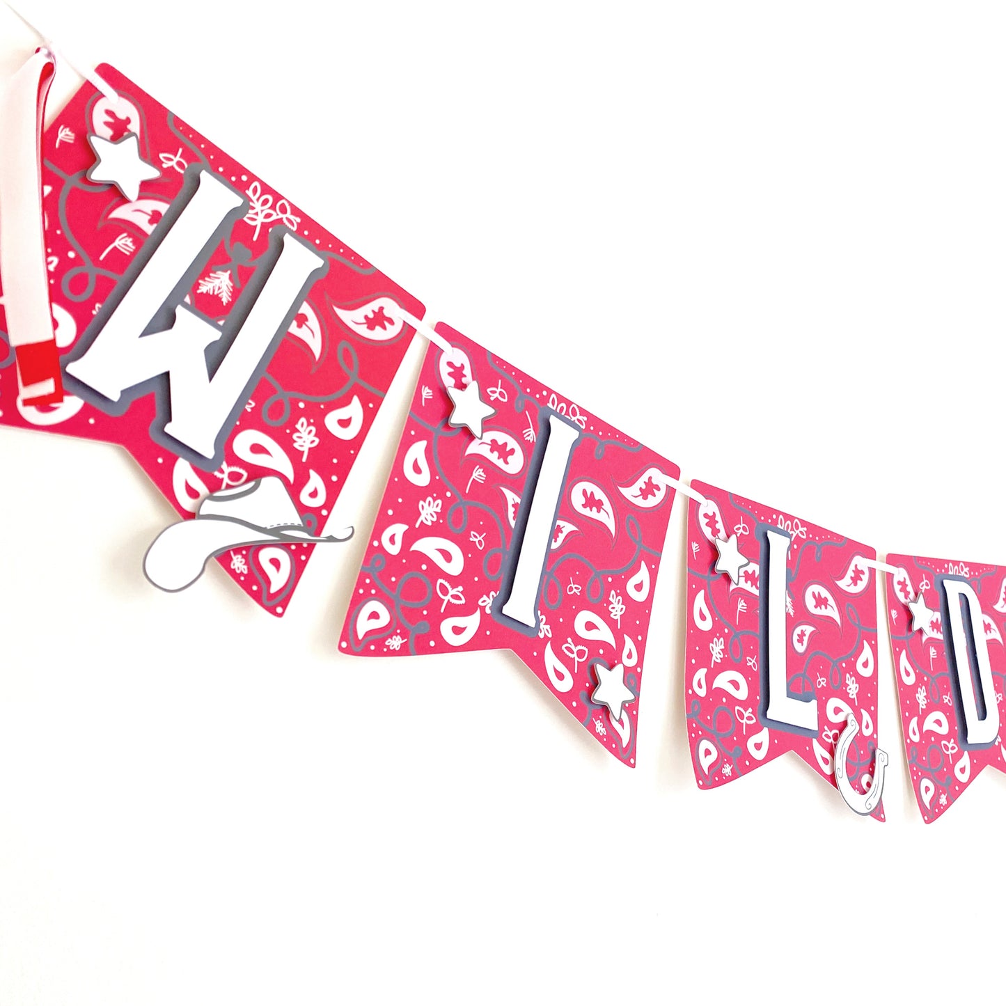 Cowboy Wild West Birthday Party Banner