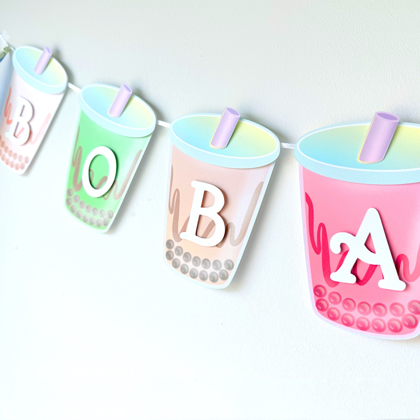 Boba Bubble Milk Tea Banner