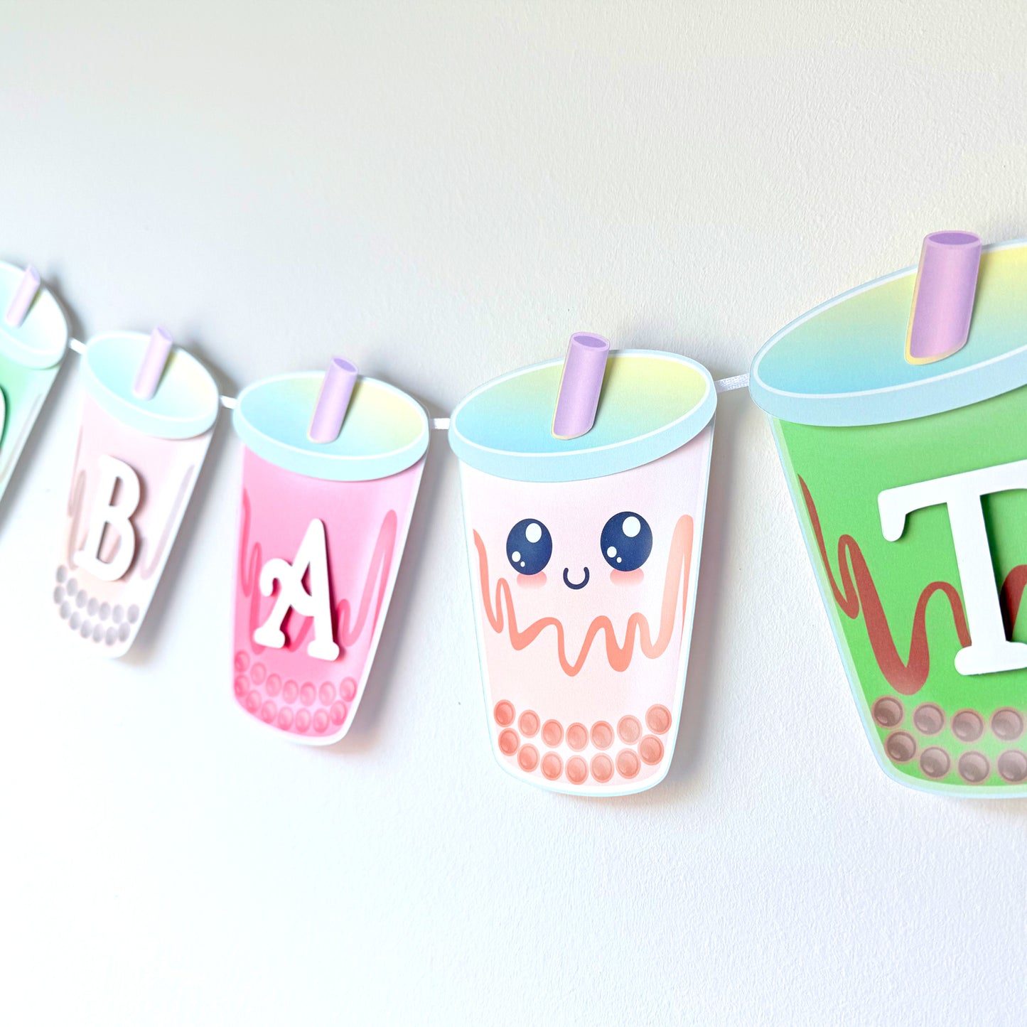 Boba Bubble Milk Tea Banner