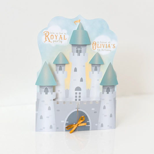 Royal Castle Princess Birthday Party Invitation