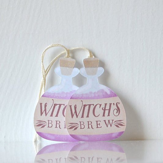 Witch's Brew Tags Set of 10