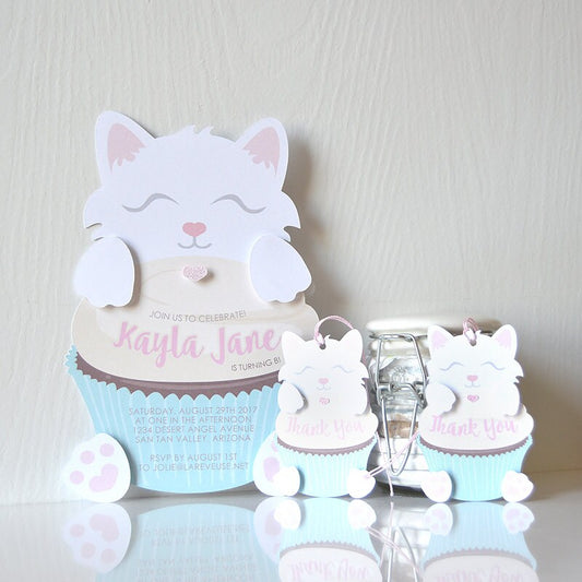 Kittens & Cupcakes Invitation