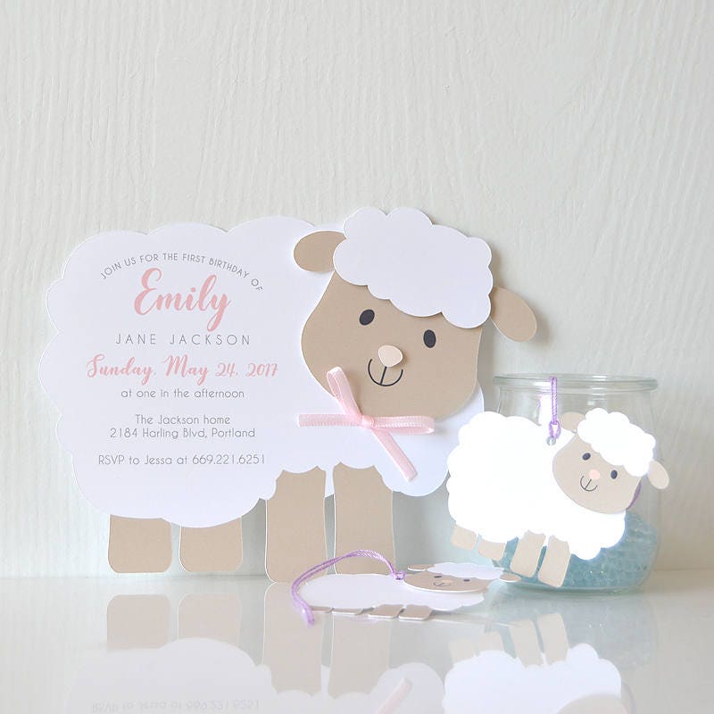 Little Lamb Invitations