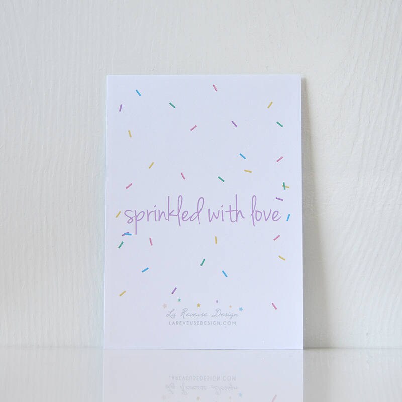 Cupcake Sprinkle Baby Shower Party Invitation