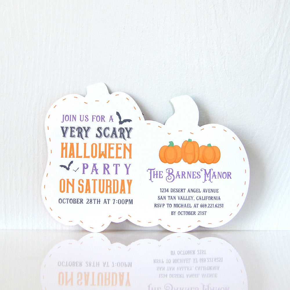 Halloween Pumpkins Invitation