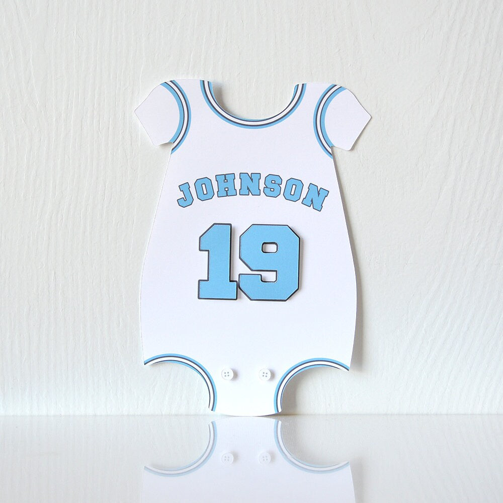 Baby Jersey Romper Invitation