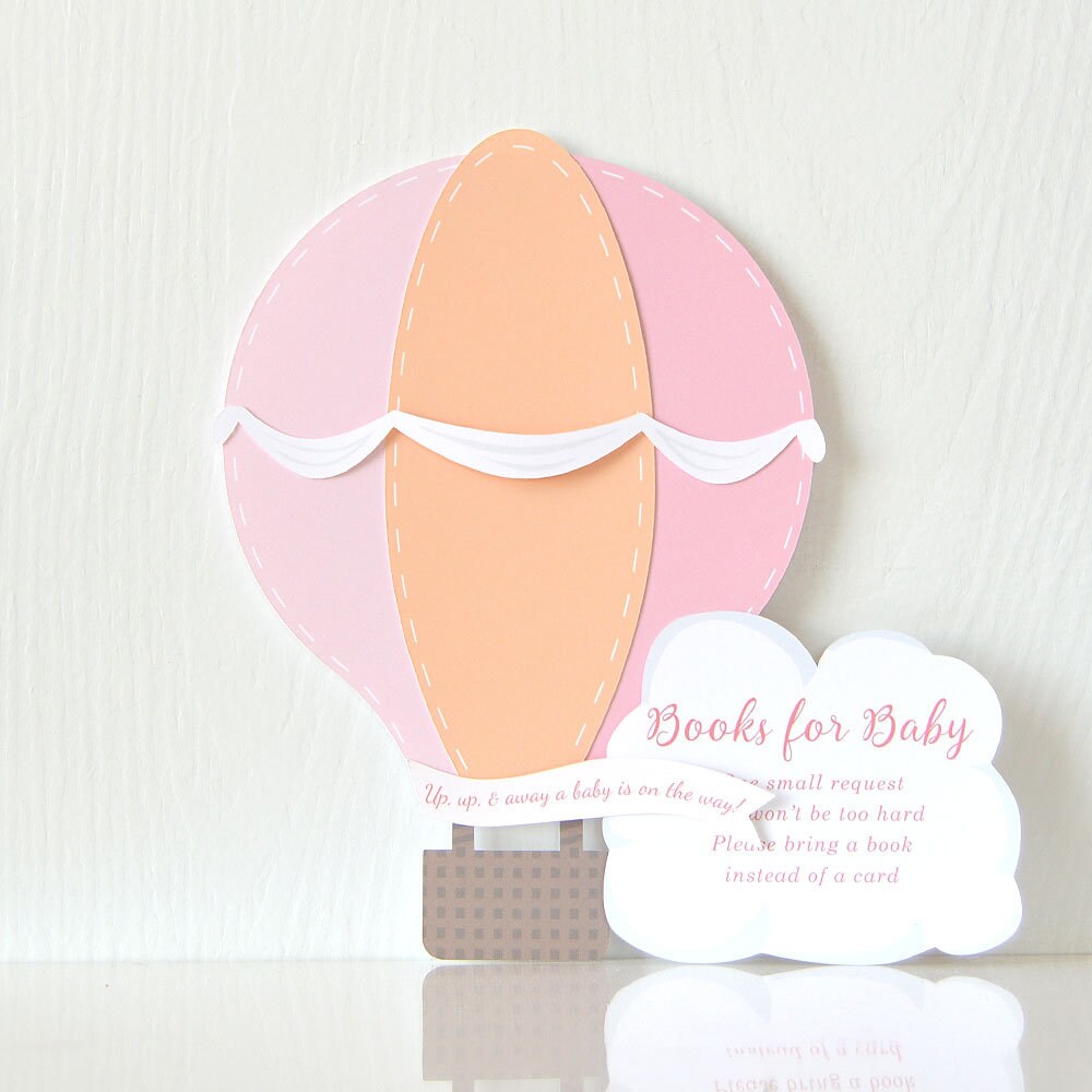 Hot Air Balloon Baby Shower Party Invitation