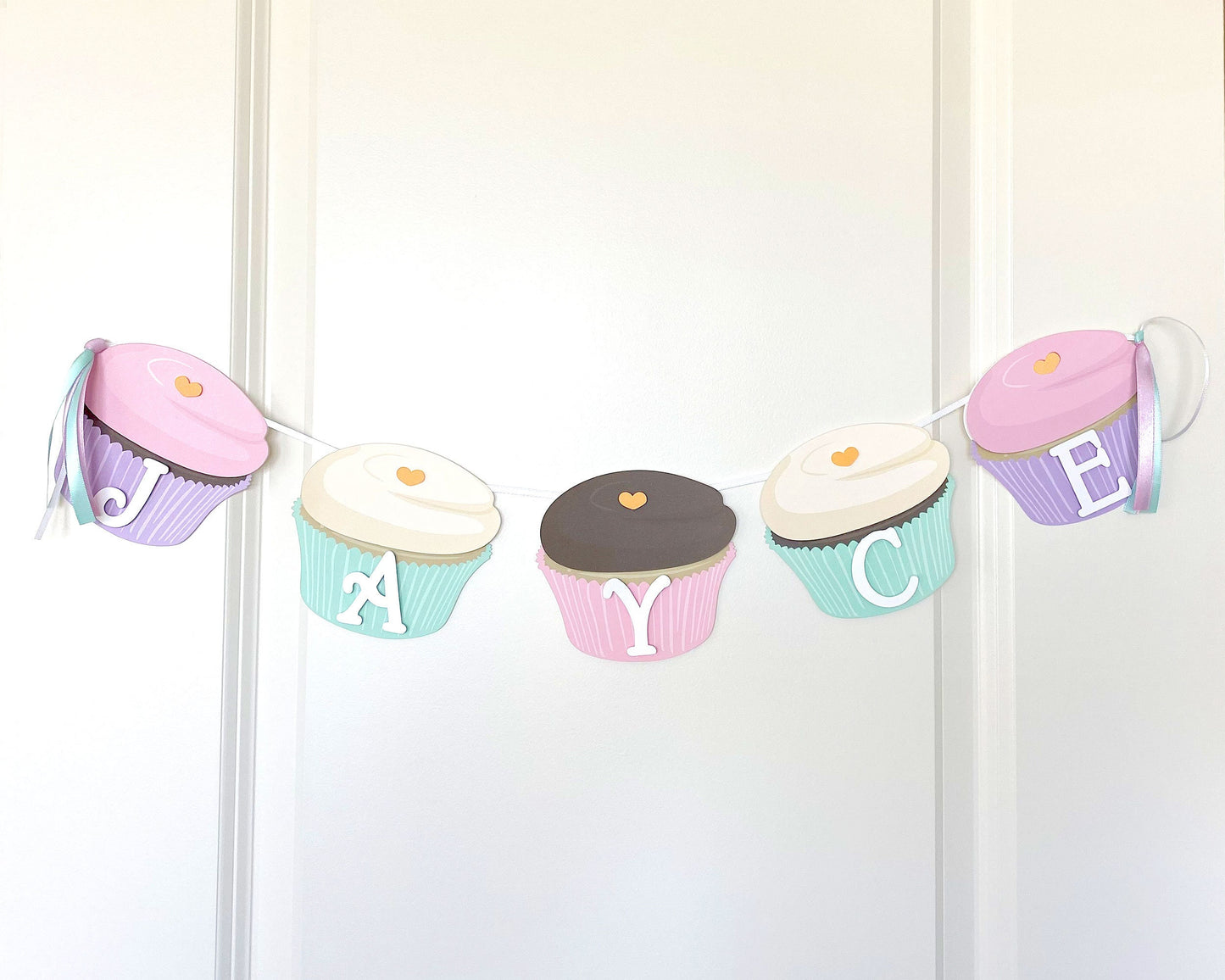 Cupcake Birthday Party Custom Banner