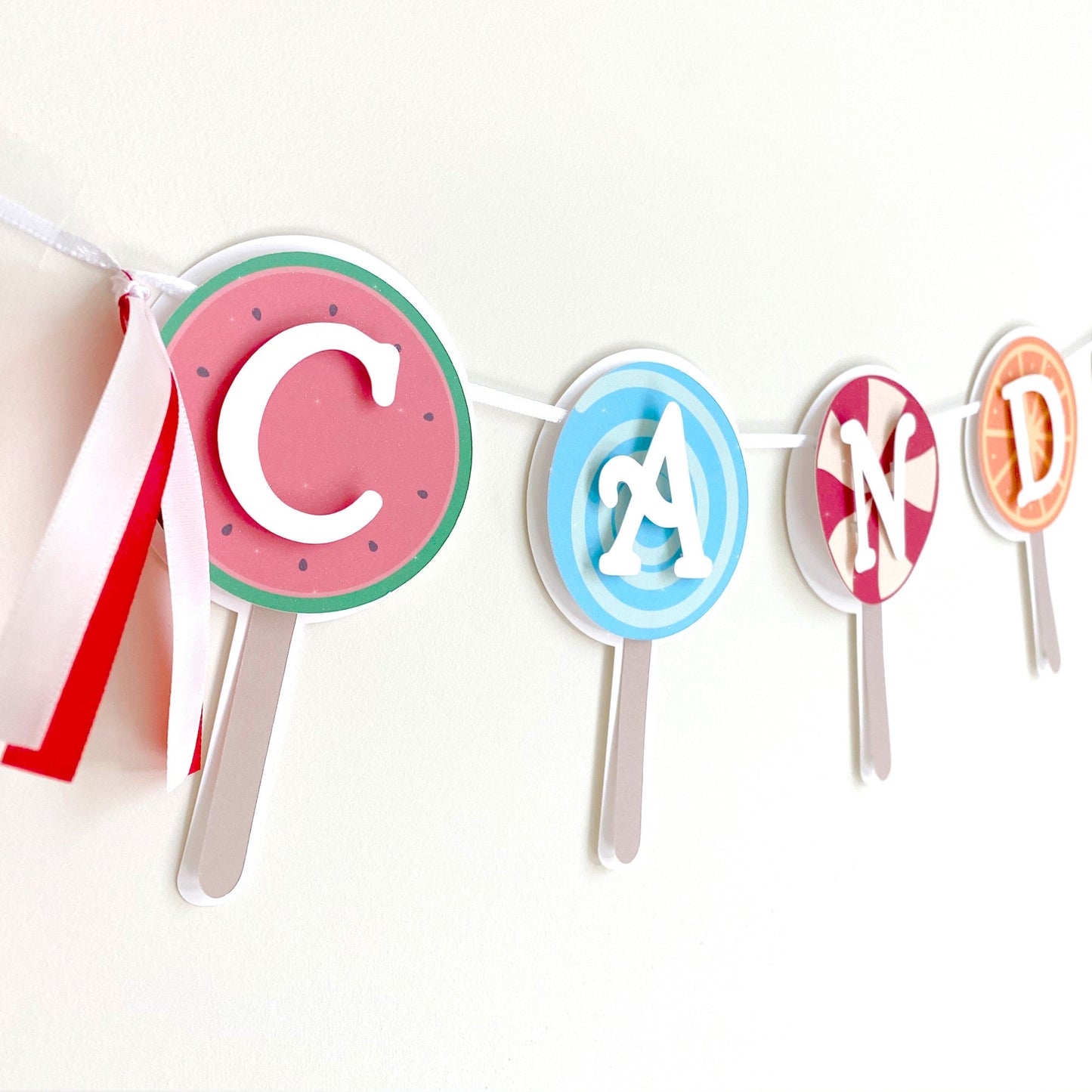 Candy Birthday Party Banner