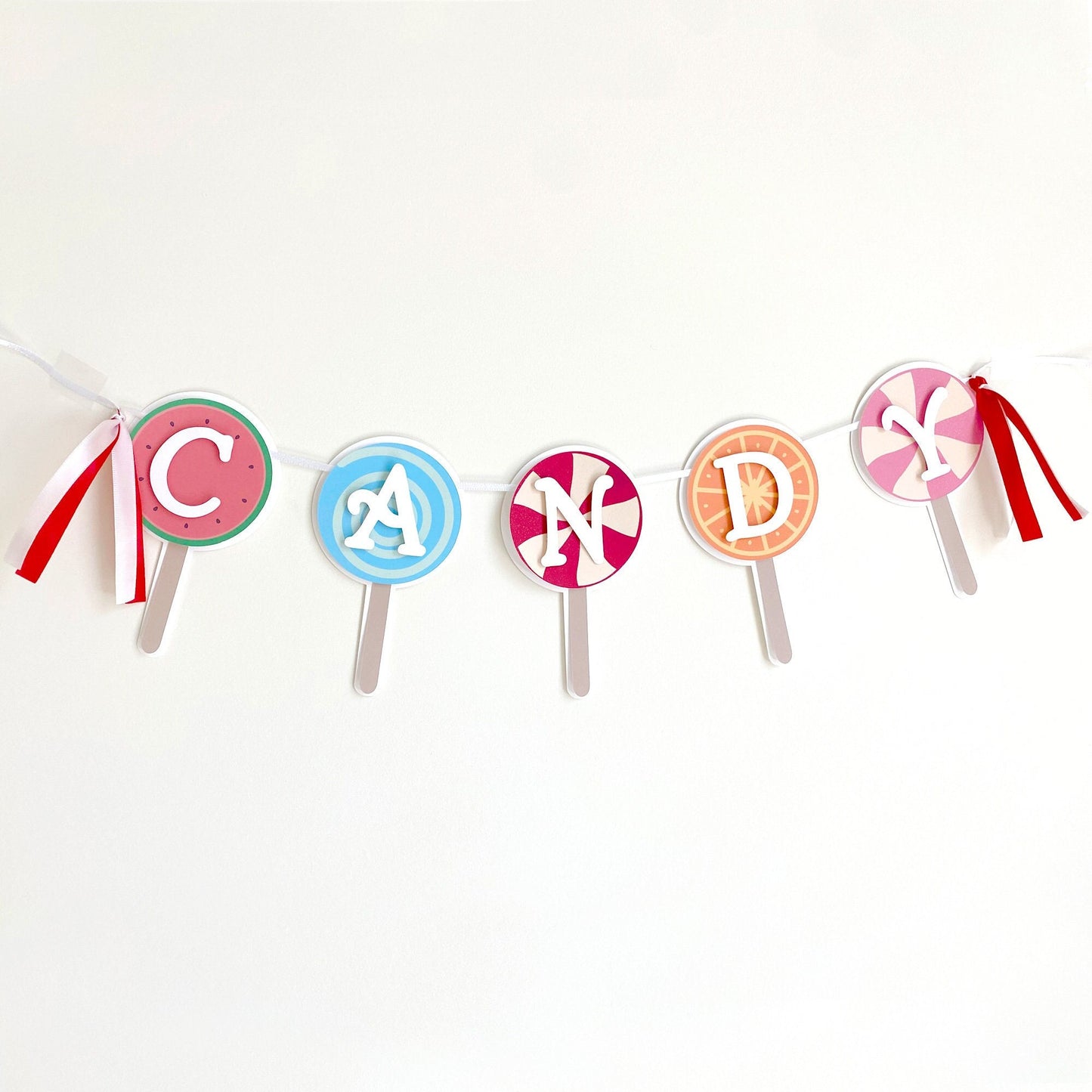 Candy Birthday Party Banner