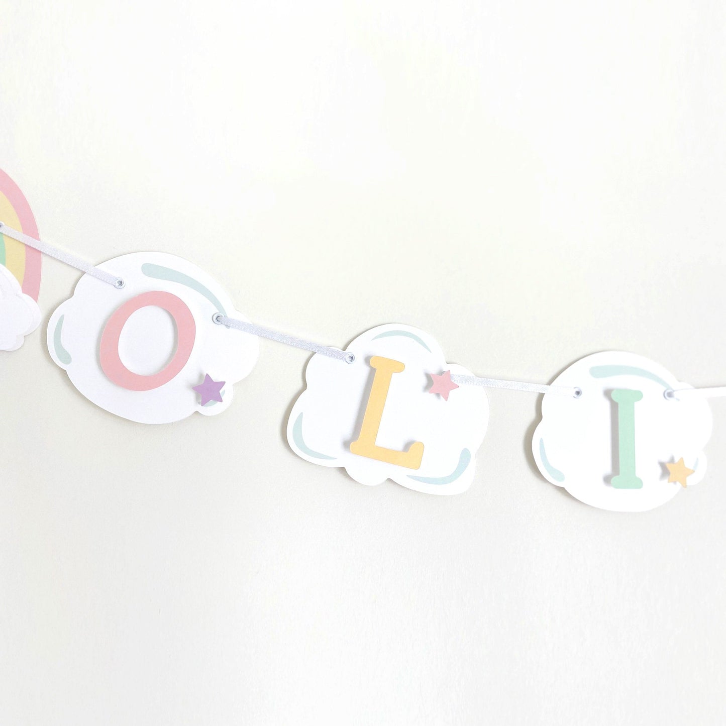 Rainbow Birthday Party Banner