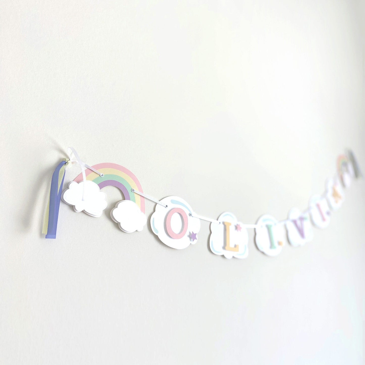 Rainbow Birthday Party Banner