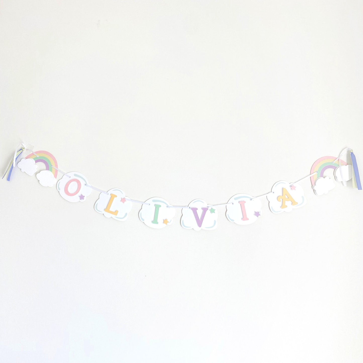 Rainbow Birthday Party Banner