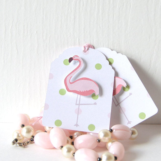 Flamingo Summer Gift Tags