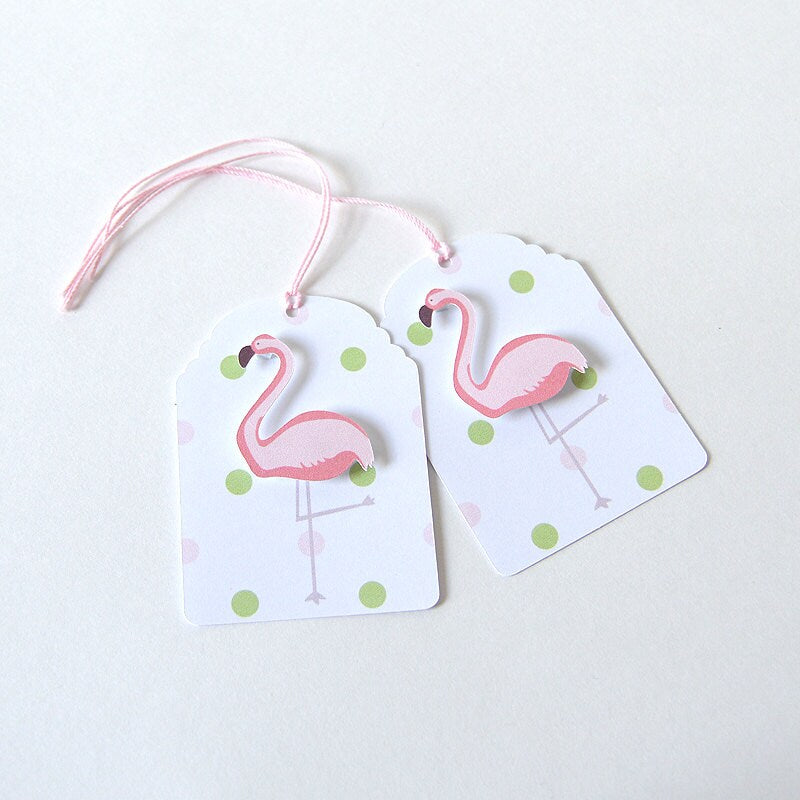 Flamingo Summer Gift Tags